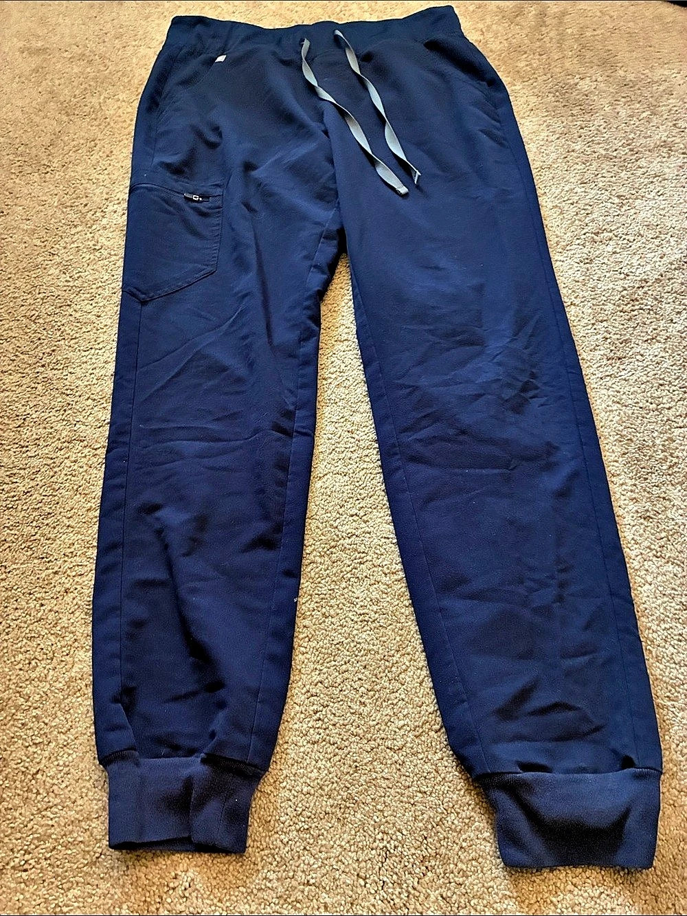 FIGS Technical Collection scrub pants Jogger Scrub Pants in Blue Size Medium/T